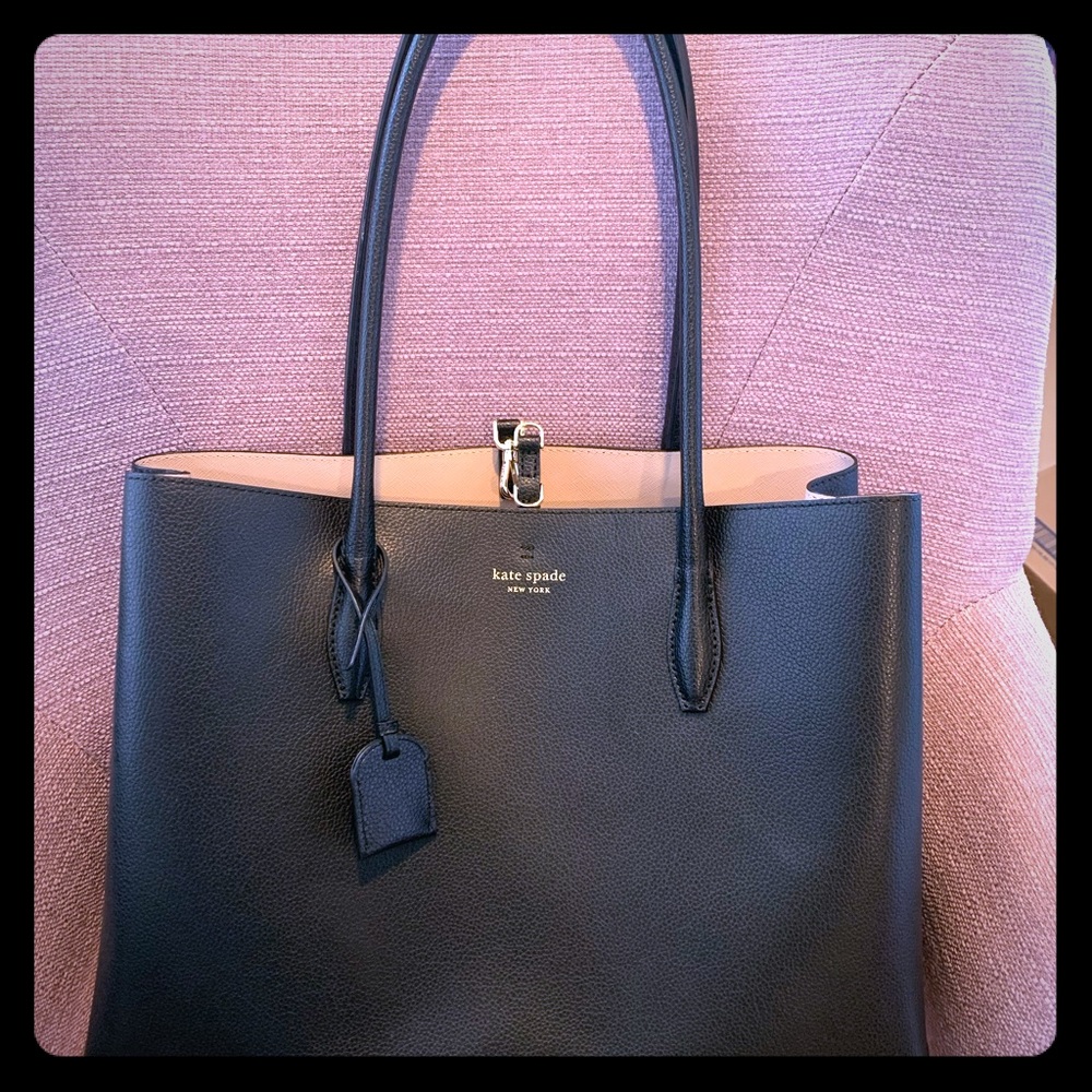 Kate Spade large black work tote